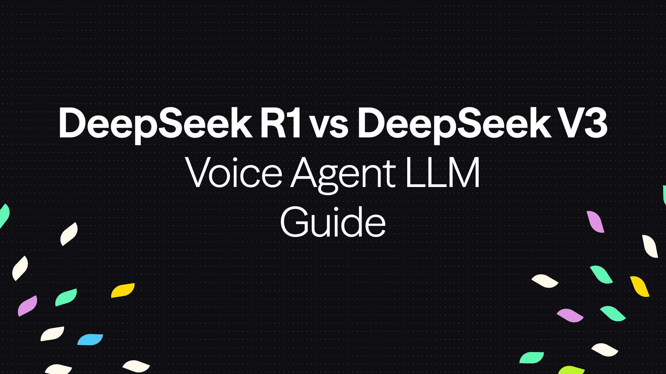 DeepSeek R1 vs V3 for Voice AI Developers
