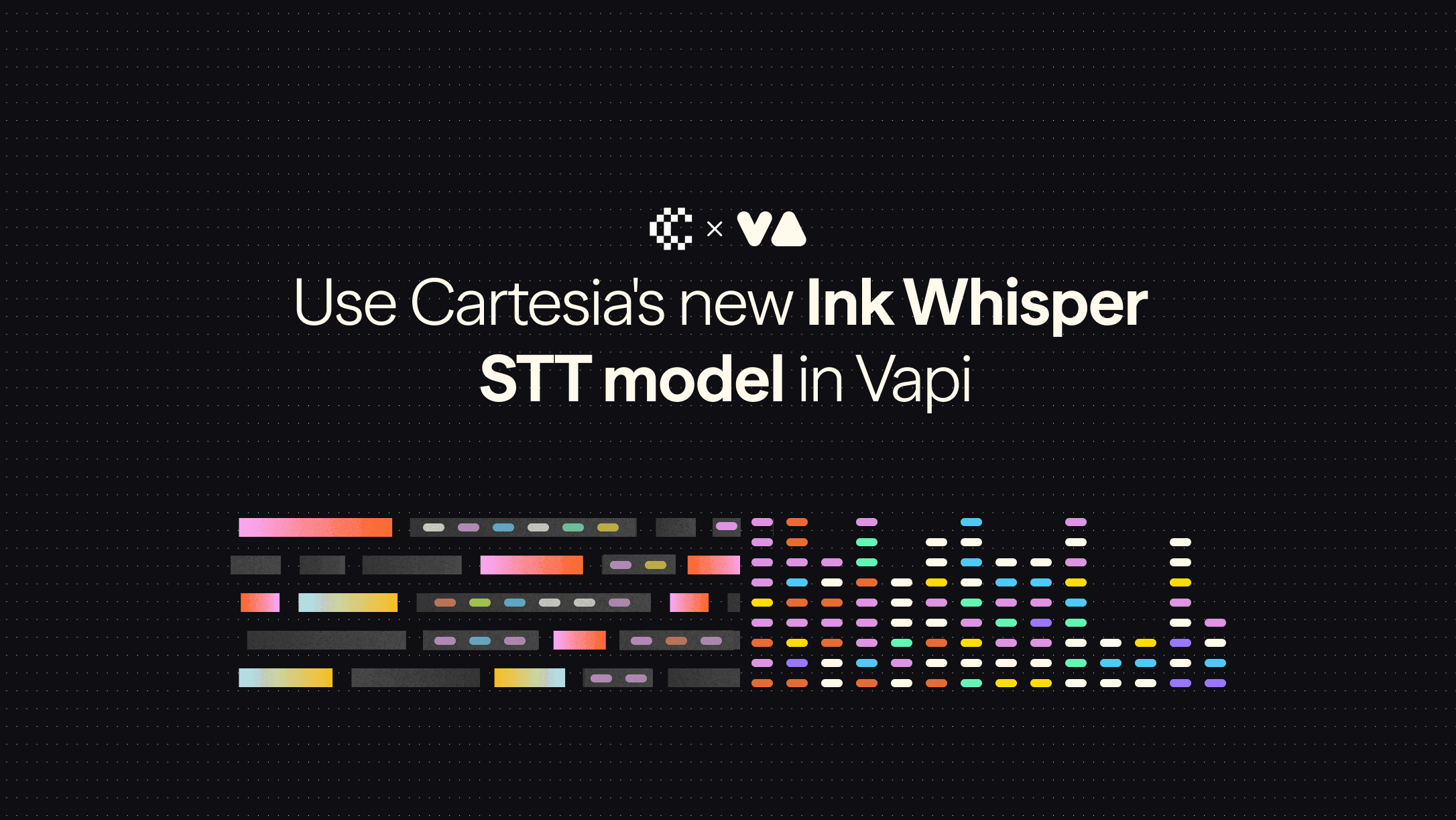  Cartesia''s Ink-Whisper is Now Live on Vapi'