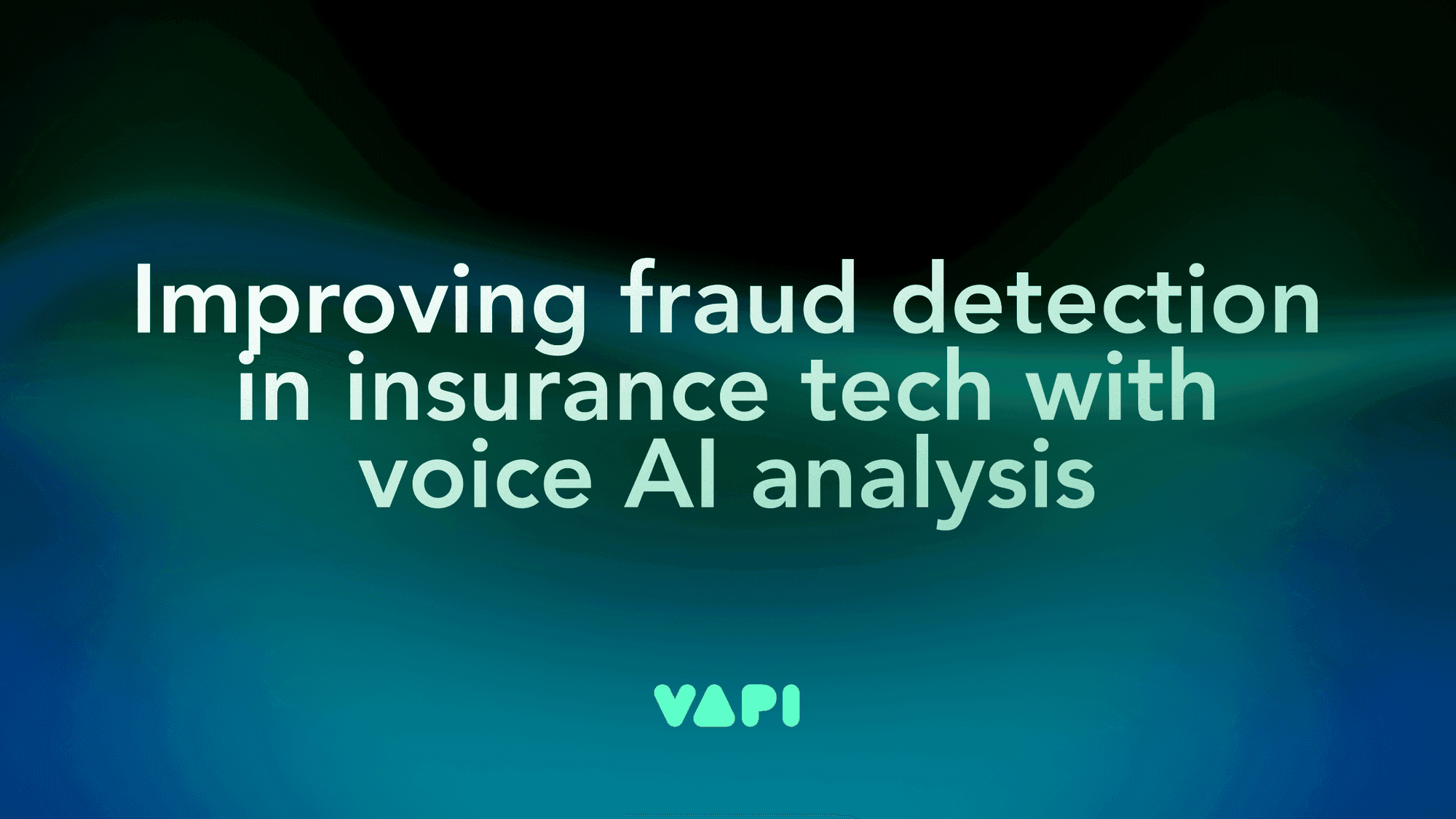 Improving fraud detection in insurance tech with voice AI analysis